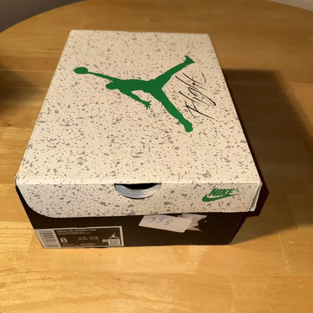 Size 8 - Air Jordan 4 RM HEMP/LT OREWOOD BRN-SAIL